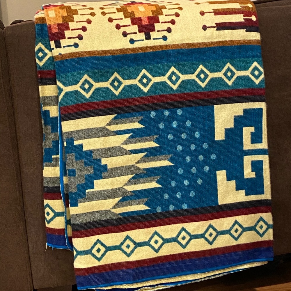 Ecuadorian alpaca blanket/throw